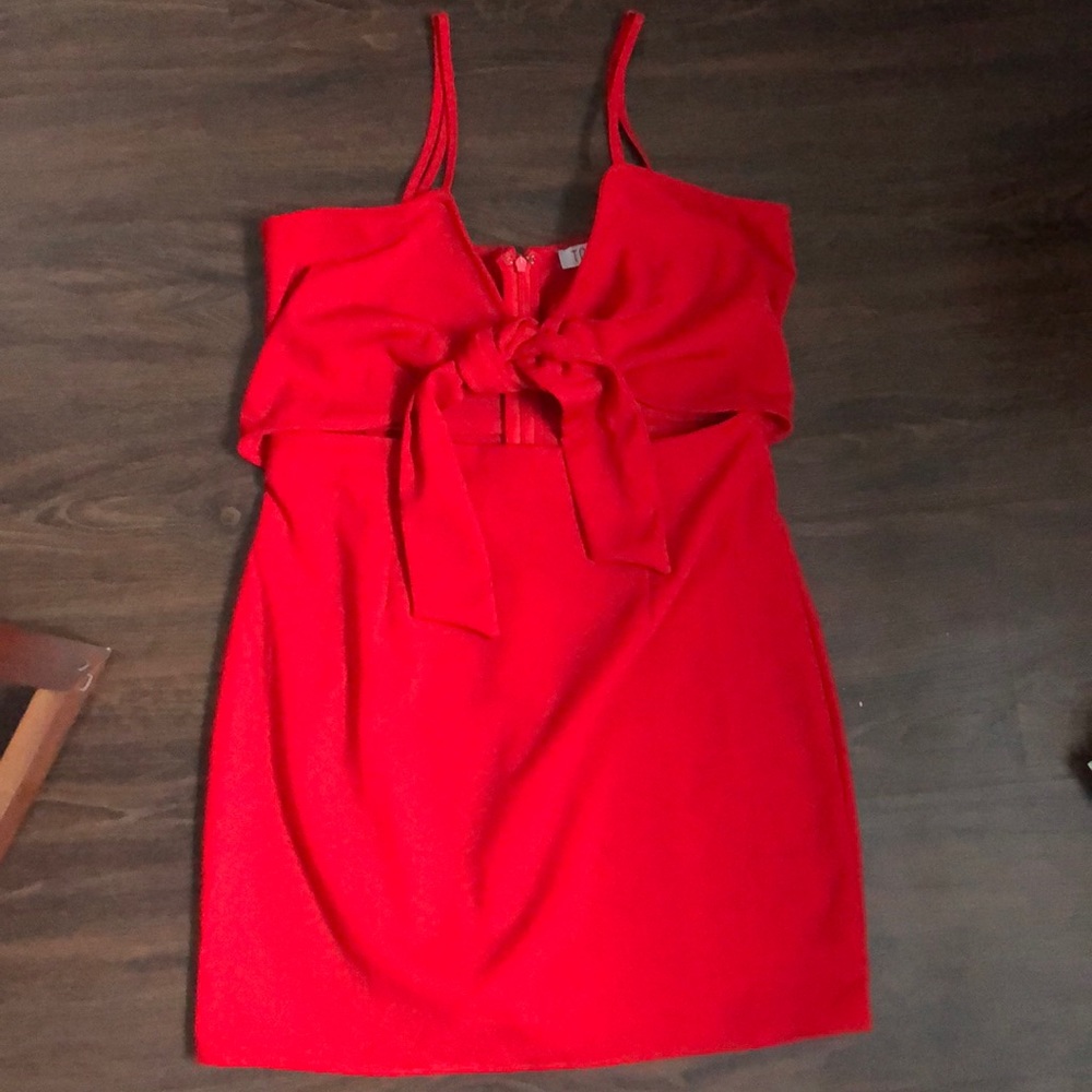 Red Tobi clubbing dress